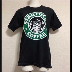 パロディー Tシャツ 黒 半袖 トップス レディースの画像