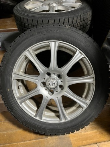 175/60r16 バリ溝！ダンロップ　アルミ付きスタッドレス