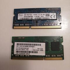 ■メモリー4GB【2枚】  1Rx8 PC3L-12800S-11-13-B4の画像