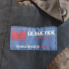 【Wilkes Basbford】コート メンズ M (ネイビー) made in Italyの画像