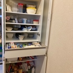 食器棚　ホワイトの画像