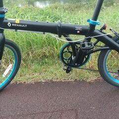 ルノー  LIGHT10 AL-FDB207 20インチ 折りたたみ自転車 BLACK