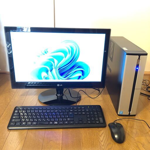 UNITCOM Windows11 Core i5 4690 8GB 500GB DVDRW FHDモニタ&マウス&キーボードセット