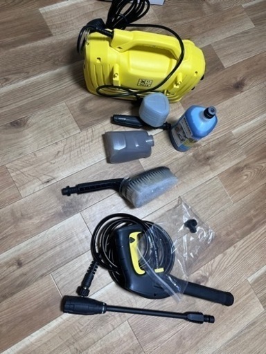 済み　決まり　高圧洗浄機  未使用　値下げアクセサリー付き¥12000