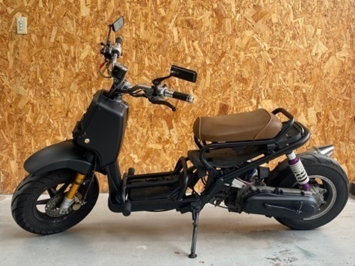 ホンダズーマ50cc キャブ新品 BURIALマフラー 社外サスペンション ローダウン