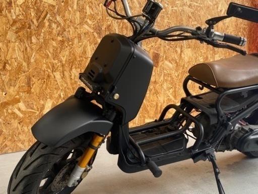 ホンダズーマ50cc キャブ新品 BURIALマフラー 社外サスペンション ローダウン