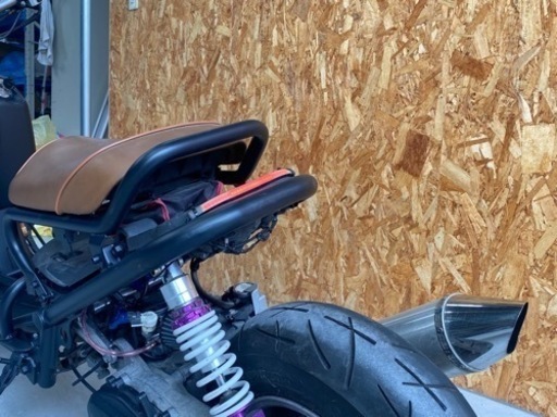 ホンダズーマ50cc キャブ新品 BURIALマフラー 社外サスペンション ローダウン