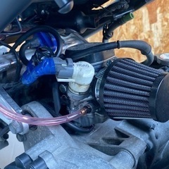 ホンダズーマ50cc キャブ新品 BURIALマフラー 社外サスペンション ローダウンの画像