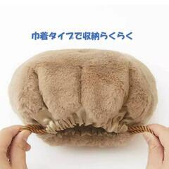 コスメポーチ ねこ肉球 (茶色)の画像