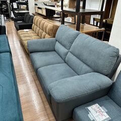 3人掛けソファ 布張り ポケットコイル ハイバック ニトリ 定価・79,900円 そふぁ?自社配送時?代引き可?※現金、クレジット、スマホ決済対応※【送料に設置込】