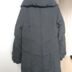 レディースダウンコート黒の画像