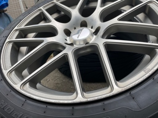 hyperion ホイール　4本セット　タイヤ付き　バリ山　ほぼ新品タイヤ