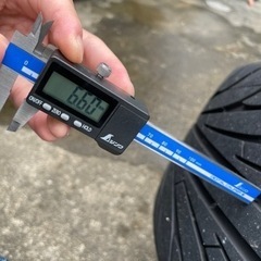 hyperion ホイール　4本セット　タイヤ付き　バリ山　ほぼ新品タイヤの画像