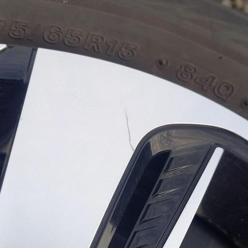 ブリジストン VRX2 NSP170 シエンタ純正ホイール 175/65R15 4本セット