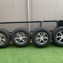ハイエース 純正アルミホイール タイヤ 4本セット 新車外し