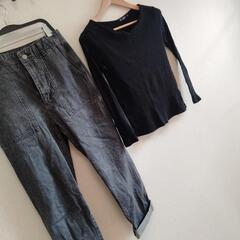 【お渡し先が決まりました】ジーパン　ニット　2点まとめて