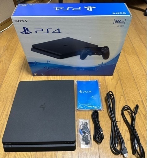 【引き渡し済】PlayStation4(ps4)ジェット・ブラック 500GB(CUH-2000AB01)