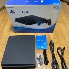 【引き渡し済】PlayStation4(ps4)ジェット・ブラック 500GB(CUH-2000AB01)