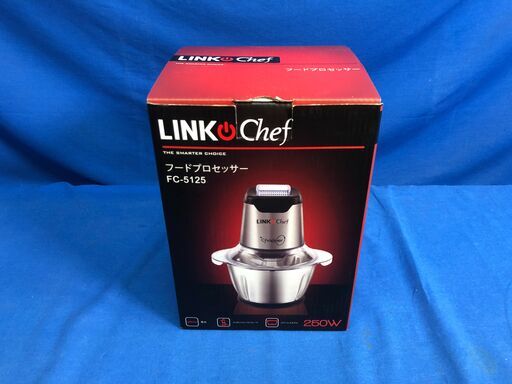 【未使用品】LINK Chef 2020年 FC-5125 フードプロセッサー【管理KRK703】