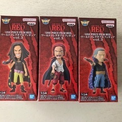 ワンピース　フィギュア　RED 3体セット
