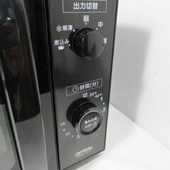 1ヶ月保証/電子レンジ/ヘルツフリー/ブラック/横開き/ダイヤル式/ゼピール/ZEPEAL/DR-G1721F/良品/中古品/JKN4579/の画像