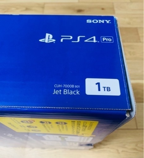 美品 PS4 Pro 1TB/CUH-7000B/ジェットブラック/箱あり/プレイステーション4 プロ/PlayStation4