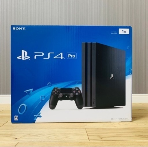美品 PS4 Pro 1TB/CUH-7000B/ジェットブラック/箱あり/プレイステーション4 プロ/PlayStation4