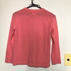 M418-13 kate spade ケイトスペード カーディガン ボレロ ピンク XS の画像