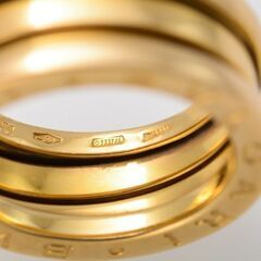 BVLGARI(ブルガリ) B-zero1(ビーゼロワン) 3バンドリング 750YG 品番b21-285の画像