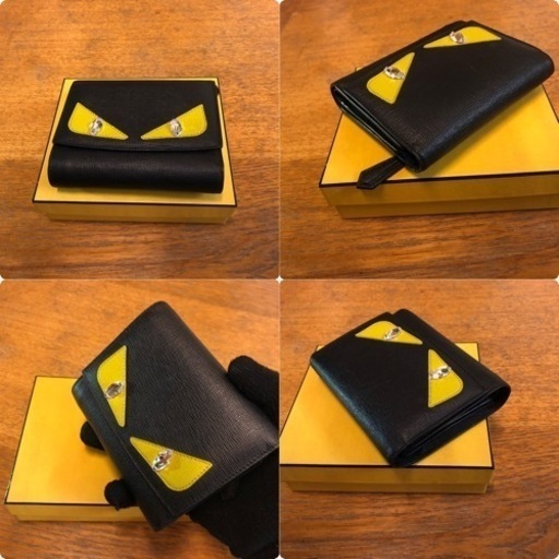 売り切れました【美品】FENDI　モンスター三折財布