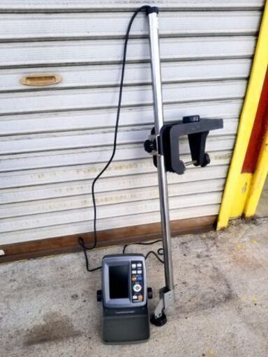 ☆彡  ボートにポン！ HONDEX/ホンデックス PS-501CN 4.3型 ワイドカラー液晶 GPS内蔵 ポータブル魚群探知機 乾電池駆動 パイプ付属