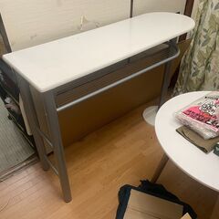 カウンターテーブル＆チェアー（２脚） ３点セットの画像