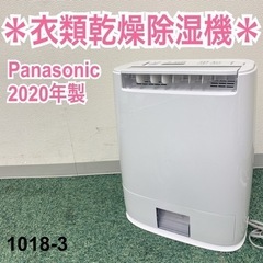 【ご来店限定】＊パナソニック 衣類乾燥除湿機 2020年製＊1018-4