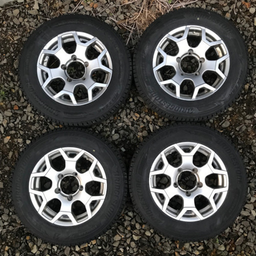 【問い合わせ多数のため一旦受付停止】バリ山ジムニー スタッドレスホイール4本セット