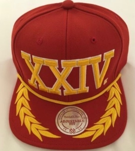 新品　ブルーノ　マーズ　公式キャップ　Bruno Mars XXIVk 赤