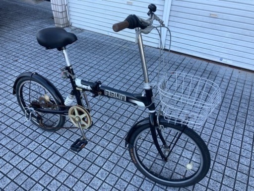 【20インチ折りたたみ】6段変速、センタースプリング付き　前タイヤ、サドル新品❗️若林自転車　膳所店SALE中❗️