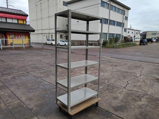 オカムラ　63型　軽量棚　ノンボルト天地６段スチール棚『中古良品』複数入荷！　W900　H1800　D450