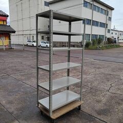 オカムラ　63型　軽量棚　ノンボルト天地６段スチール棚『中古良品...