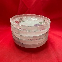 洋風皿 5点セット 花柄の画像