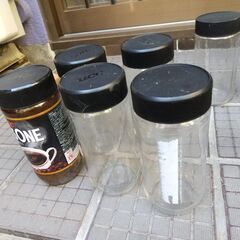 コーヒー空き瓶❷ 丸型大きめ5個