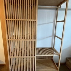 オープンワードローブ引き戸付き（写真追加)