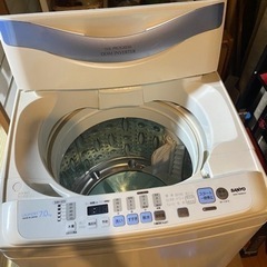 【無料！】三洋電機　洗濯機　7kg  美品の画像