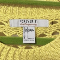 木曜まで！Forever21 ★ メッシュ編みニットの画像