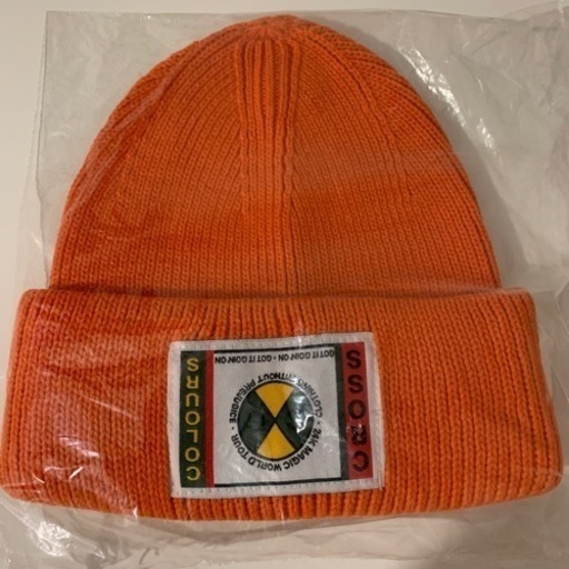 新品　未開封　ブルーノマーズ　公式グッズ　オレンジ　ニットキャップ　ニット帽　Bruno Mars