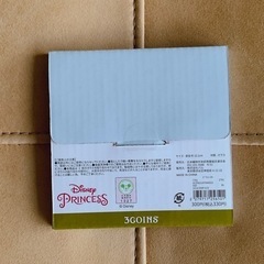 3COINSシンデレラ ディズニープリンセスコラボ ガラスコースターの画像