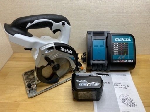 中古 マキタ　SS540D 14V 充電式マルノコ　セット