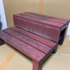 決まりました　　デッキ 縁側 踏み台 2段ステップ　幅60 cm...