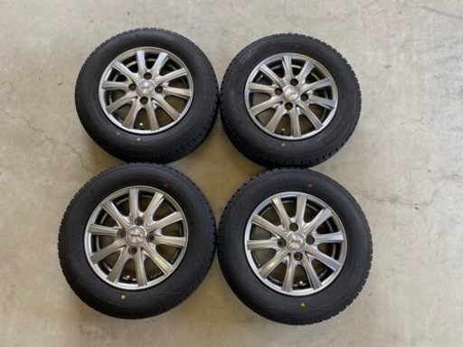 軽自動車用♪  スタッドレスタイヤアルミ付♪  4本セット！