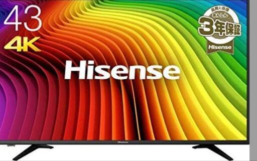43V型ハイセンス4K液晶テレビ 43A6100　ジャンク