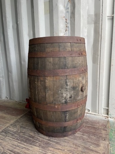 樽　ウイスキー樽　ヴィンテージ　アンティーク　市内配送込み